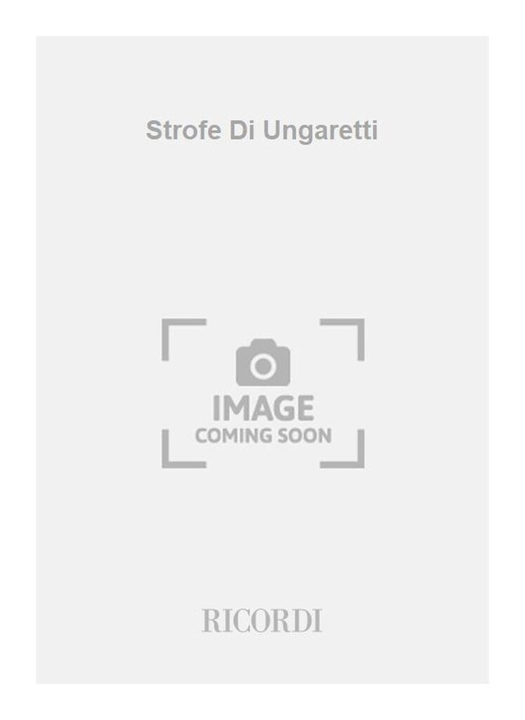 Strofe Di Ungaretti
